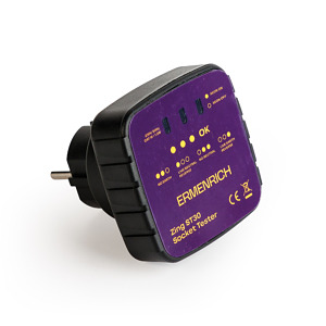 Tester zásuvky Ermenrich Zing ST30